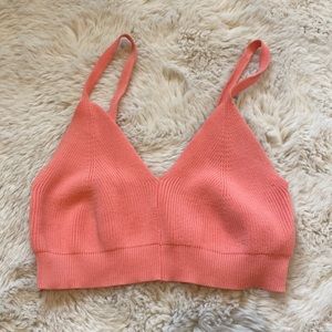 luna ivy coral tank top